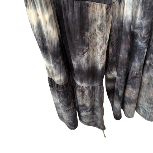 Black Pull On Oversized Jumper Palazzo One Piece Tie Dye Boho Hippie Slouchy 3X - Picture 16 of 16